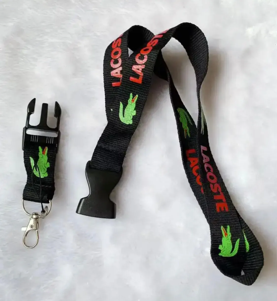 Lacoste Lanyard Cell-Phone, Name Tag, Keychain