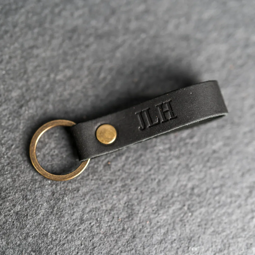 Loop Keychain - Personalized Premium Leather Keychain
