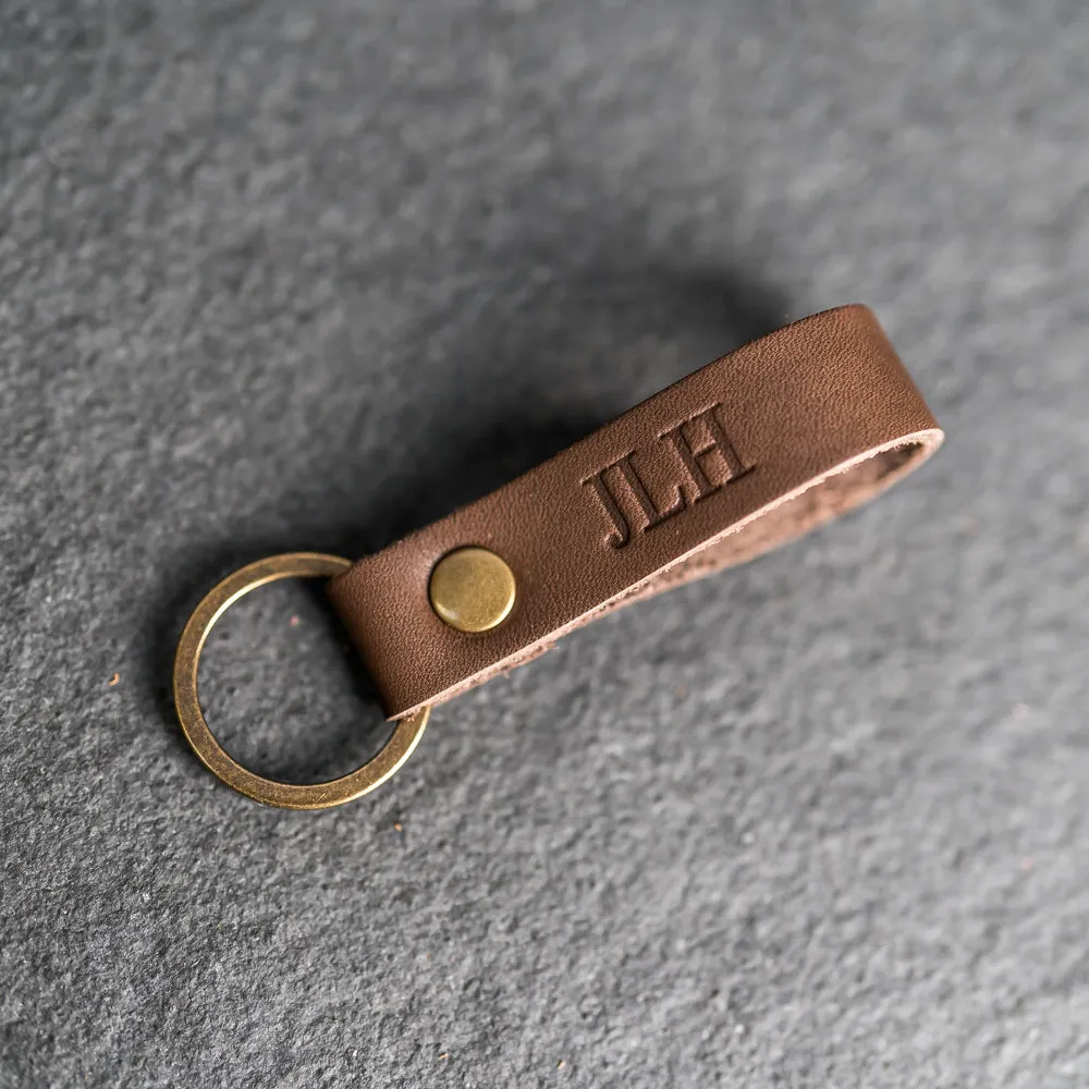 Loop Keychain - Personalized Premium Leather Keychain