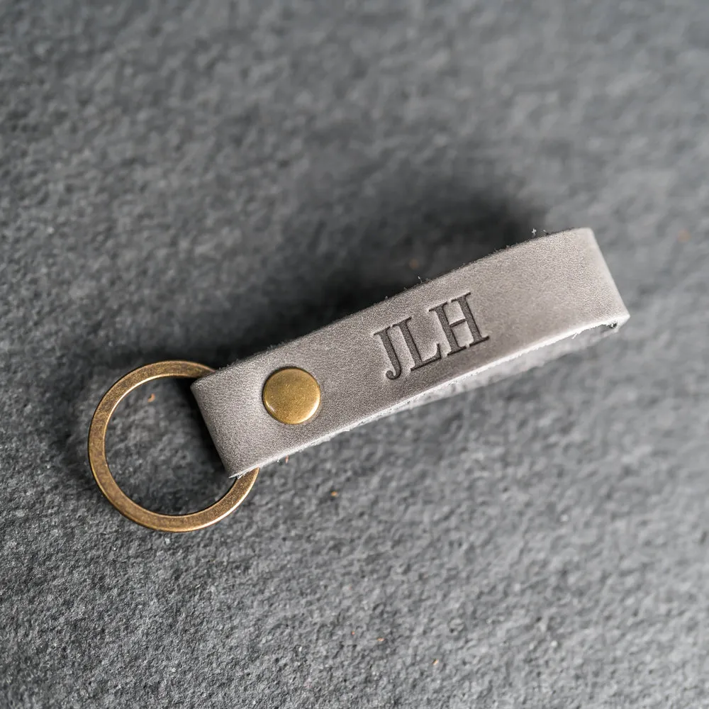 Loop Keychain - Personalized Premium Leather Keychain